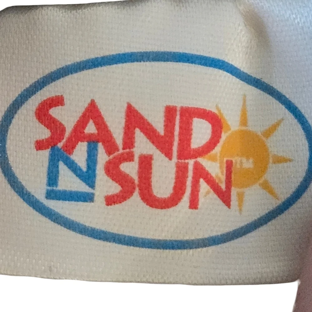 Sand N Sun Men's Light Blue Floral Swim Trunks S Large